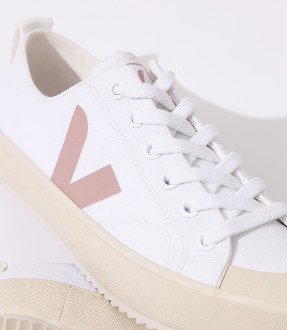 Veja Sneakers Dam - Nova Canvas - Vita/Rosa - 873954-DBJ